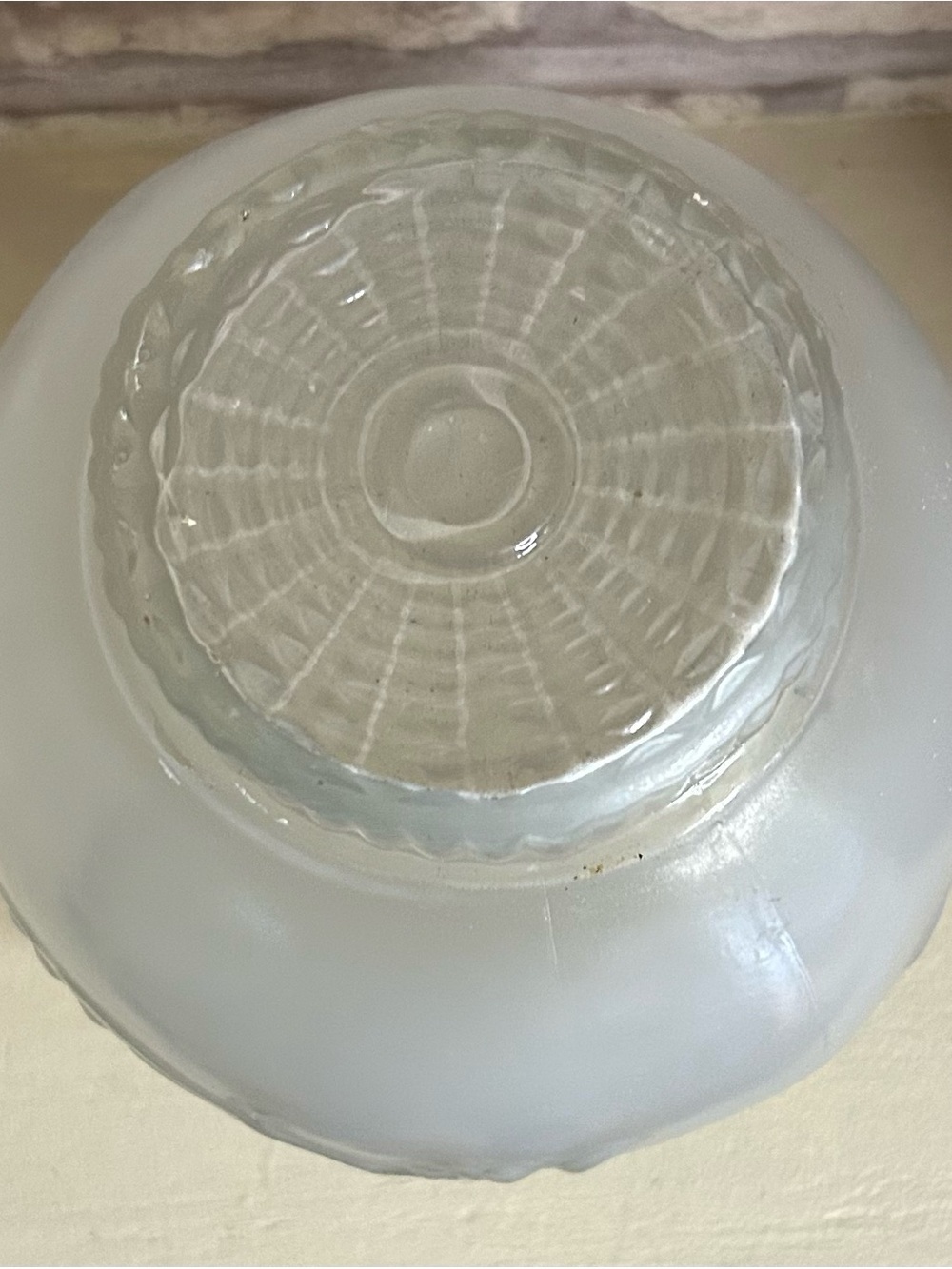 Frosted White Floral Globe Lantern Shade - Home Accent - Picture 3 of 4